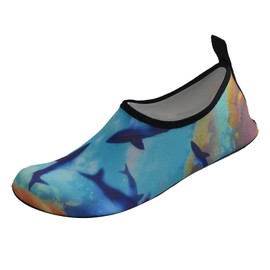 Woaikeyu Damen und Herren Schwimmschuhe, leichte Schwimmschuhe, Wading, Tauchen, Strandschuhe, Damen, Yoga, Hautschuhe, himmelblau, 46 EU