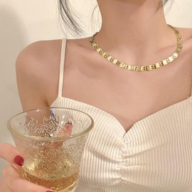 HyyMe 30 Tablets, 99.999% Purity, Germanium Necklace, Stainless Steel Necklace, Hematite, Fashion Jewelry, Korantetto Sports Necklace, Popular, Birthday Gift, Stainless Steel, Germanium