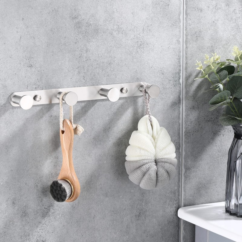 LOLYPOT Towel Hook, Bathrobe Hook, Wall Hook, Clothes Hook, 304