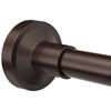 Bonpally Shower Curtain Rod, Adjustable 32-61 Inches Spring Tension Rod,