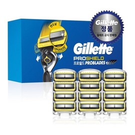 ProShield Yellow Razor Blades 12-Pack / 프로쉴드 옐로우 면도날 12입