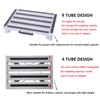 Homeon Wheels RV Step Stool, Adjustable Height Aluminum Folding Platform