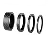 Qrity 4Pcs Bicycle Headset Spacers, Carbon Fiber Bike Handlebar Spacers