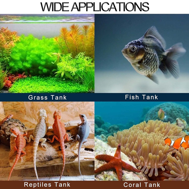 DIGITEN Aquarium Thermometer Digital Fish Tank Thermometer Stick On Water