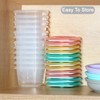PandaEar Baby Food Snack Plastic Storage Container with Lids, 12