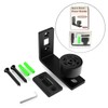 BONIKLUBA 1PC Adjustable Floor Guide Wall/Door Bottom Guide Black for