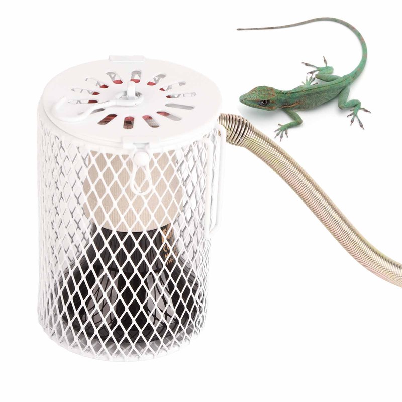 E27 Reptile AntiScald Lampshade and Heating Bulb Set Reptile Heat