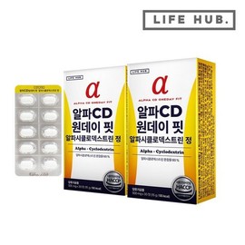 Life Hub One Alpha Day Fit Cyclodextrin Tablets (2-month supply) / 라이프허브 원 알파 데이 핏 시클로덱스트린 정 2개월분