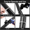 Cable Tie Gun Kit, 100PCS 4.6 x 300mm Steel Cable