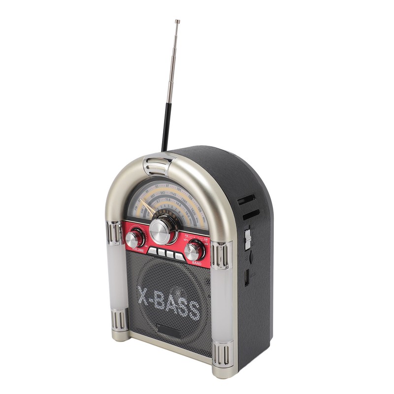 Bluetooth Speaker AM FM SW Band Receiver Retro Style Wireless