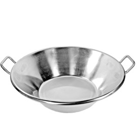 Cazo Stainless Steel Large 17" Widespread Heavy Duty Caso Freir Carnitas Mexican Style Comal