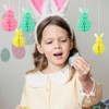 Easter Decorations Hanging Tree Paper Bunny Honeycomb Ball Hanging Pendant