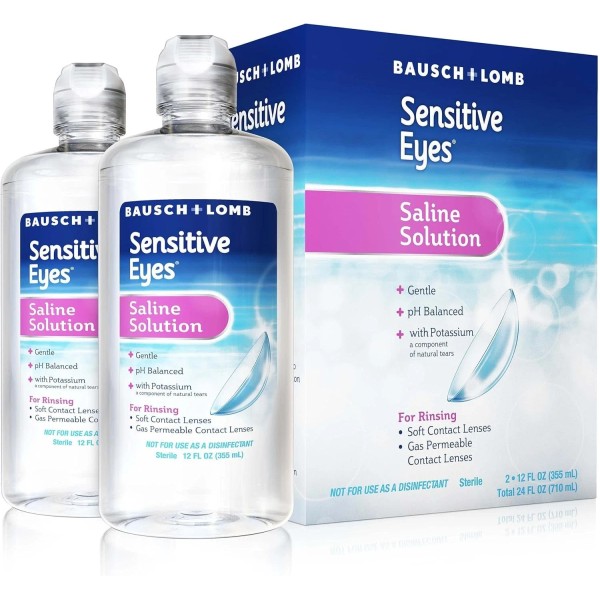 Bausch & Lomb Sensitive Eyes Contact Lens Solution, 12 Fl