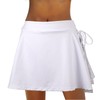 Women's Swim Skirt High Waisted Tummy Control Ruched Bathing Build-in