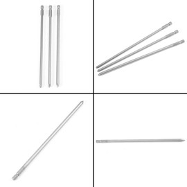 Lobamop 9 Pieces 1/4 200 mm Ph1 Ph2 Magnetic Long Hex Cross Head Screws Turner Bits S2 Drill Power Driver Tools