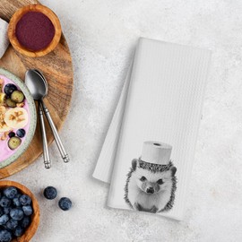 WFSM Hedgehog Gifts Hand Towels - Hedgehog Decorative Towels for Bathroom, Cute Animal Bathroom Decor, Hedgehogs Decor, Hedgehogs Gifts for Kids, 16×24 Inches