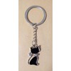 ARZER Key Ring Cat with Sparkling Stones – Black for