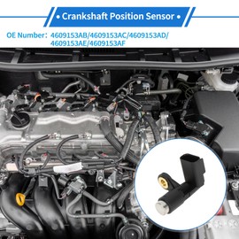 VekAuto 1 Pc Crankshaft Position Sensor for Dodge Caravan 3.3 2001-2003 Sturdy Metal Plastic Black Engine Crank CKP Sensor
