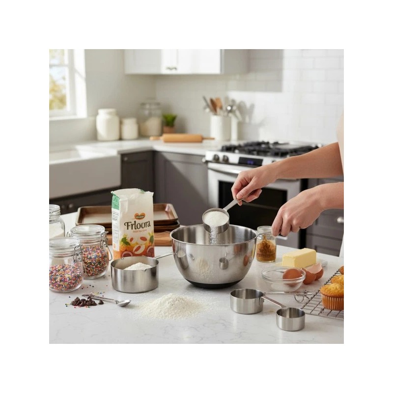 Amco Stainless Steel Measuring Cups (Set of 4) - Dishwasher