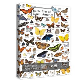 Colorful Butterfly Puzzle for Adult 1000 Piece, Animal Puzzles for Adults 1000 Pieces and Up, Butterflies Jigsaw Puzzle Collage for Adult