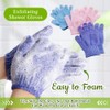3 Paar Peelinghandschuh, Exfoliating Gloves Peeling-Duschhandschuhe Doppelseitig Körperhandschuh, Peeling Handschuhe