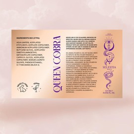 SELESTIA BEAUTY Liquid Eyeliner Pen Queen Cobra - Long Lasting Eyeliner Pencil - Black Eyeliner Liquid Liner for All Day Wear 0.016 fl. oz.