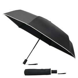 Ombrage Folding Parasol, For Both Sunny and Rainy Weather, Automatic Open/Close, 100% UV Protection, 100% UV Protection, Ribs, 21.7 inches (55 cm), Easy One-Touch Open/Close with One Hand, Reverse