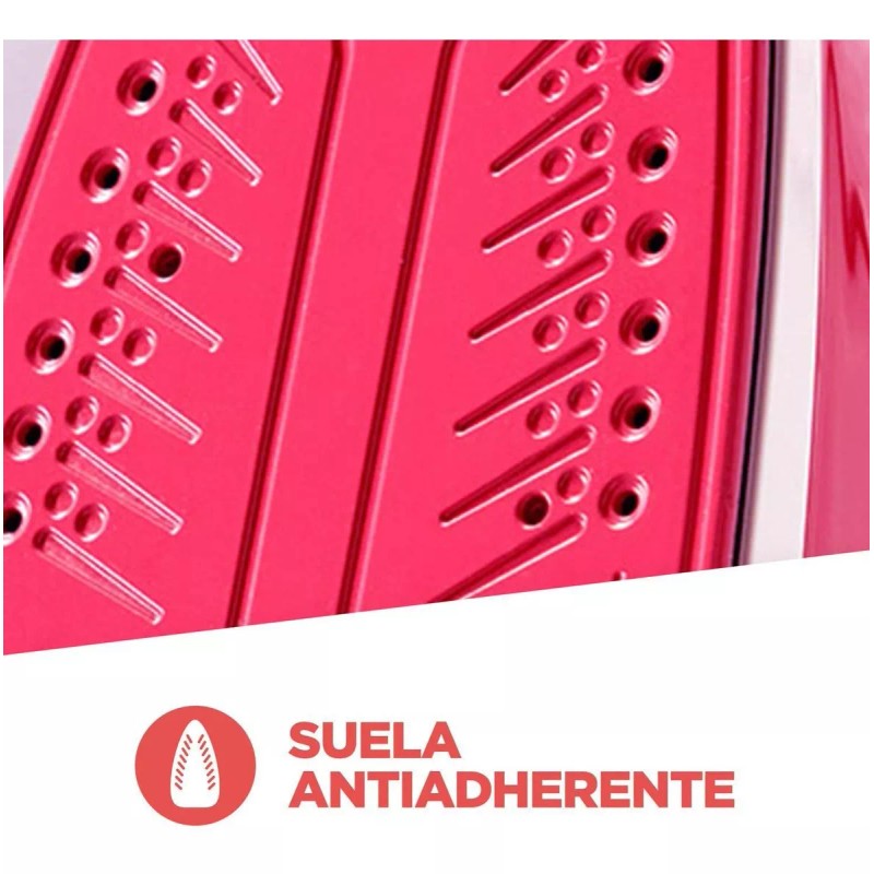 Black+Decker Plancha Vapor Black And Decker Irbd302 Antiadherente Color Rojo
