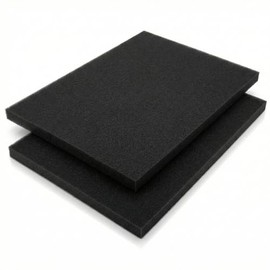Air Filter Foam 300 x 210 x 5 mm Air Filter Mat Air Filter Foam Air Filter Insert Universal for Cutting Air Filter Motorcycle Scooter Lawn Mower Chainsaw Pack of 2