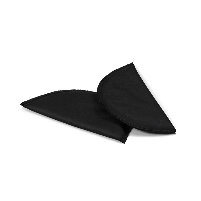 1/2" Covered All-Purpose Shoulder Pads-Black 2/Pkg
