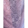 Nice fabrics Pink Polyester Sheer Mesh Floral Pattern Raschel Lace