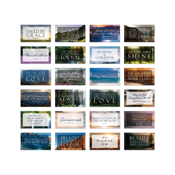 JBH Creations Share a Verse Bible Cards with Full Scripture - Pack of 48