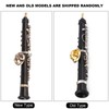 Oboe Shape Design Mini Pin Brooch Musical Instrument Craft Clothing