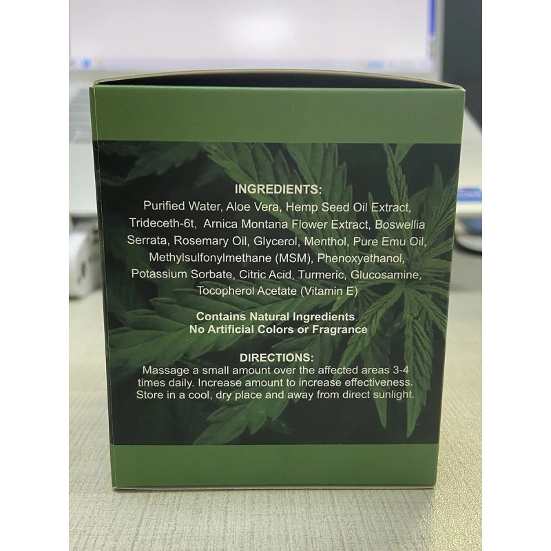 Healpark Crema De Cáñamo Natural Para Músculos Articulacion