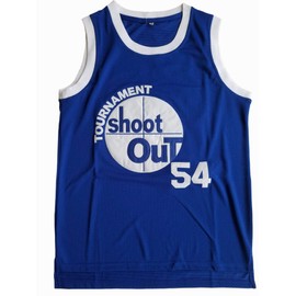 Mens Tournament Shoot Out #54 Watson Basketball Jersey (Blue, X-Large)