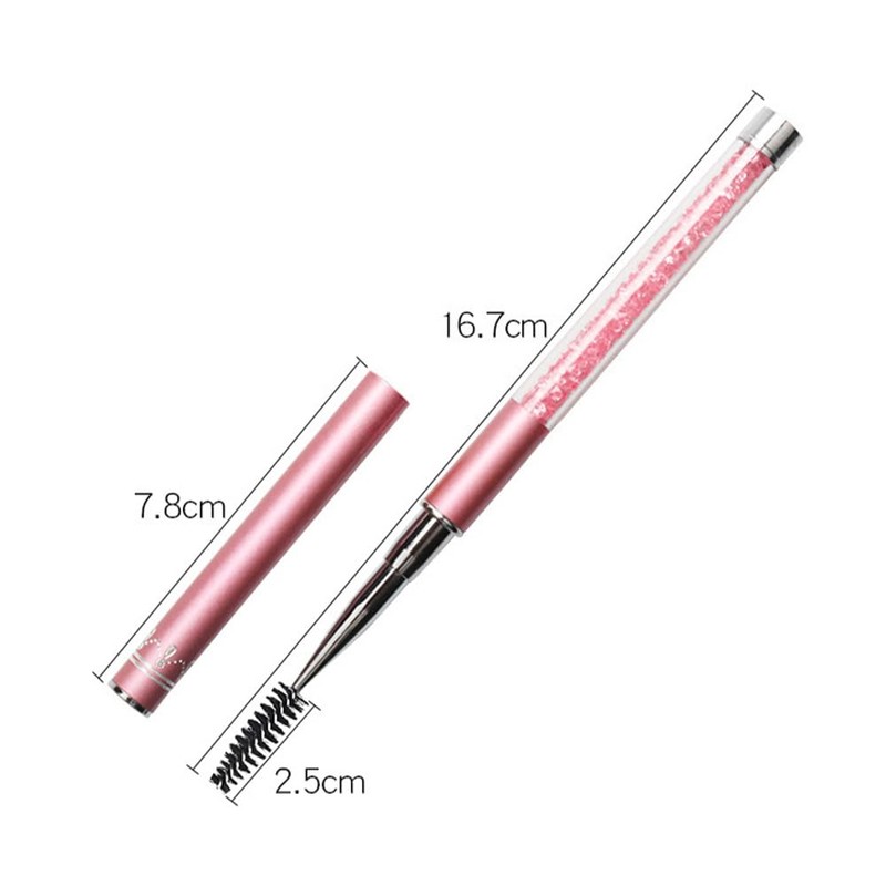 Screw Brush Eyebrow Screw Brush [1 Pink] Eyelash Applicator Brush
