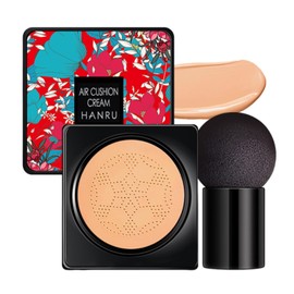 Cushion Foundation, High Moisturizing, High Coverage, Long Lasting, No Pores, Won't Crack, High Adhesion, Glossy Skin, Bare Skin, Beauty Serum Ingredient, Hypoallergenic, For Oily Skin, Dry Skin, Puff