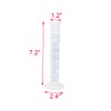 Geesatis 10 Pcs Plastic Measuring Cylinders 50 ml Lab Test