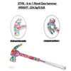 LANDIBO 6-in-1 Multifunctional Metal Flower Hammer & Screwdriver Tool Set,