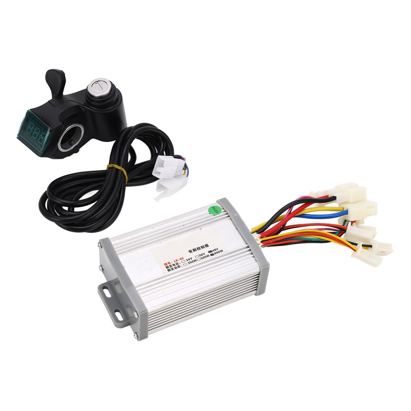 48V 800W Bike Brush Controller Set with Keys Thumb Throttle