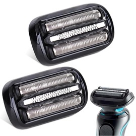 53B Series 5 Replacement Head Compatible for Braun 53B Wet and Dry Foil & Cutters Series S5 S6(New Gens) 5018s, 5020s, 5035s, 5049cs, 5050cs 6020s, 6040cs, 6072cc, 6075cc, 6090cc(2Pack).