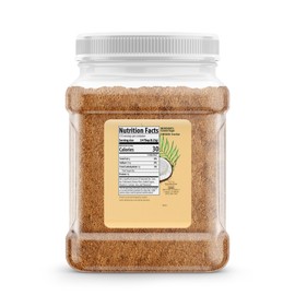 Unpretentious Coconut Sugar, 2.8 Pounds, Non-GMO, Sweet & Nutty, Rich Natural Sweetener
