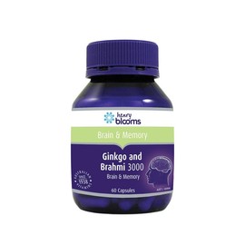 Henry Blooms Ginkgo and Brahmi 3000mg Cap X 60