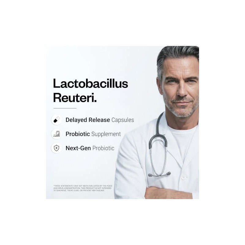 Lactobacillus Reuteri 5 Billion CFU per Day (Probiotic Supplement) -