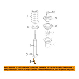 General Motors GM OEM Front Suspension-Strut Bolt 11610404