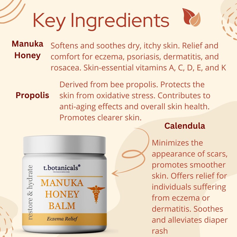 Manuka Honey Skin Soothing Balm for Dry, Itchy Skin