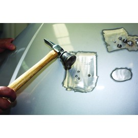 PowerTec 92596 Shrinking Hammer, Beige Silver