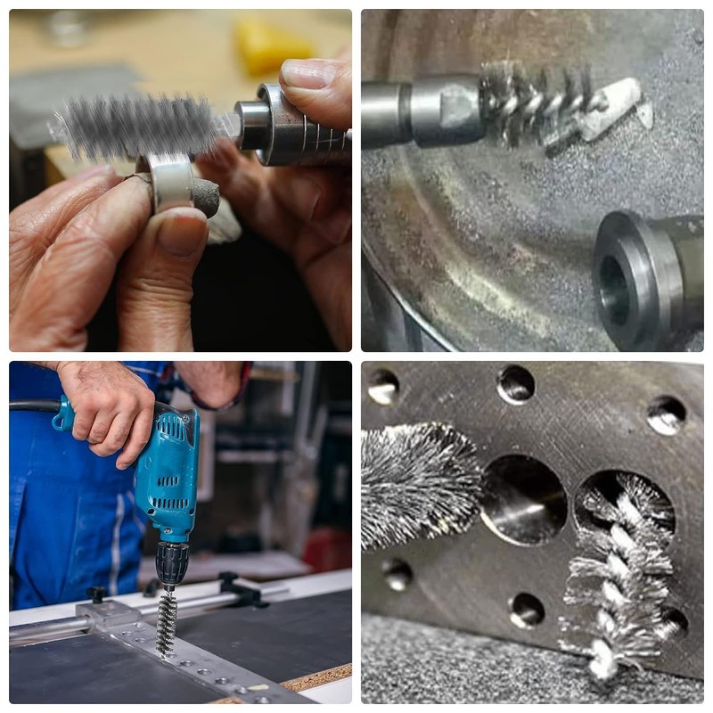 Cepillo para Polvo de 8 Dimensiones Acero Inoxidable