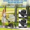 Azzoia Magnetic Stroller Phone Holder,360 Rotating Aluminium Metal,Mobile Phone Magnetic