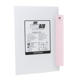 Scar Aid, tira de silicón grado médico, reduce cicatrices por cesárea.